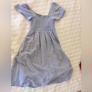Madewell Linen Lucie Dress